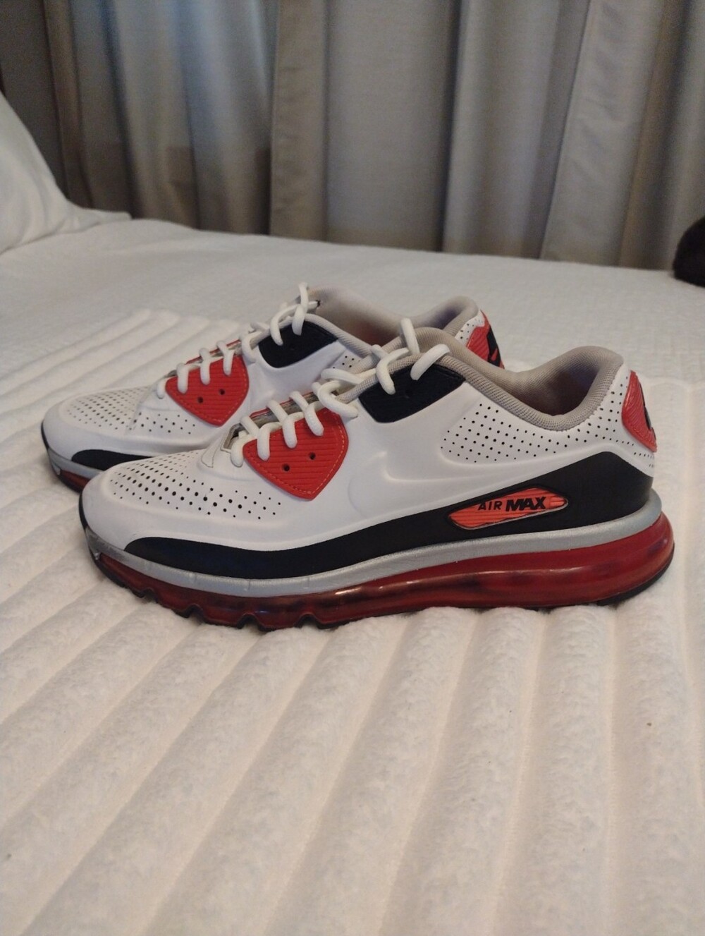 Nike Air Max Infrared 90-2014 LTR QS Men's 10.5 Red Black White 646909-100